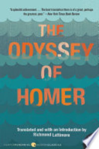 The Odyssey of Homer by Richmond Lattimore — book cover