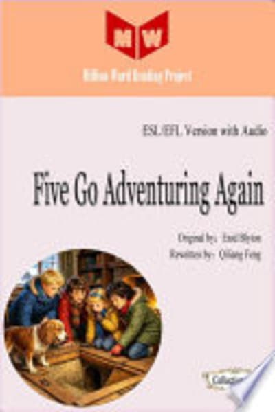 Five Go Adventuring Again (Versión de ESL/EFL con notas en español) by Qiliang Feng — book cover