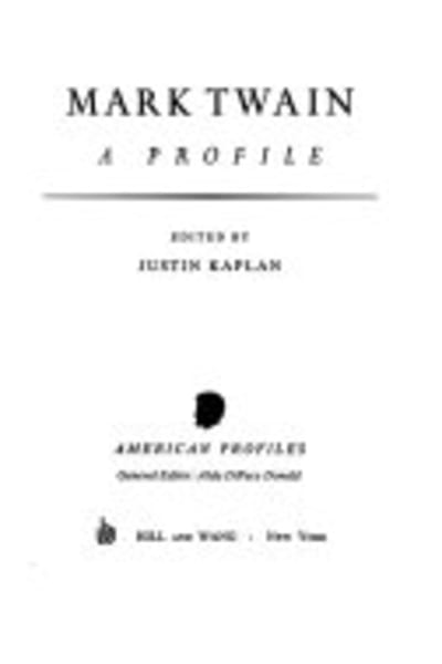 Mr. Clemens and Mark Twain by Justin Kaplan — book cover