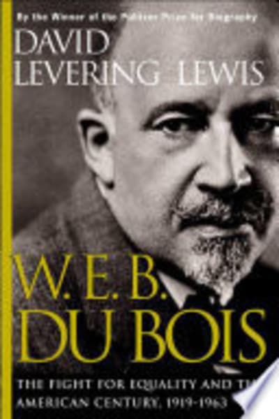 W. E. B. Du Bois: The Fight for Equality by David Levering Lewis — book cover