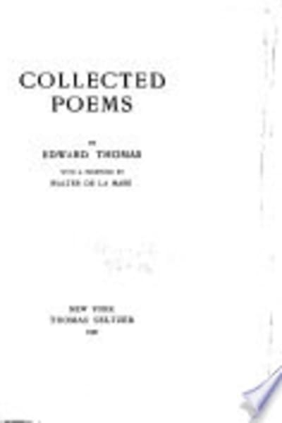 Collected Poems by Edwin Arlington Robinson — book cover