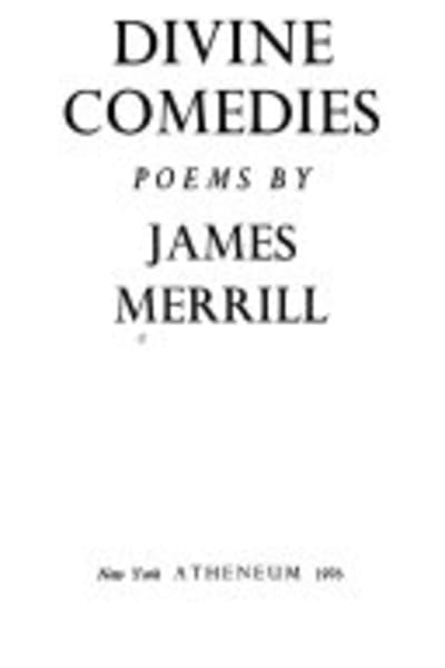 Divine Comedies by James Merrill — book cover