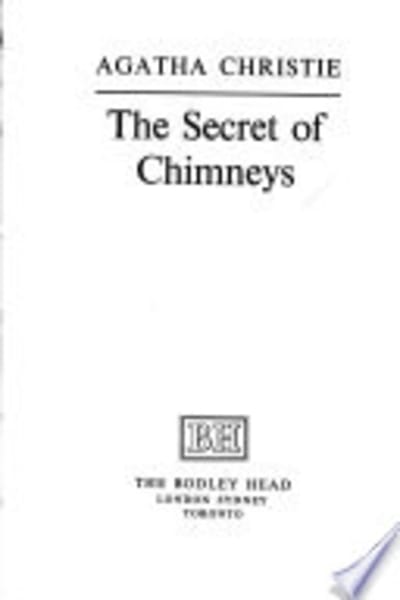 The Secret of Chimneys by Agatha Christie — book cover