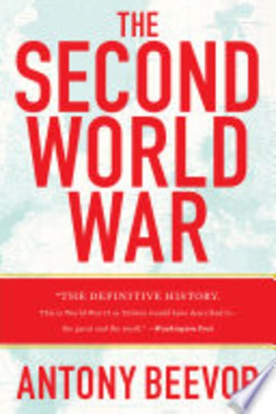 The Second World War by Antony Beevor — book cover