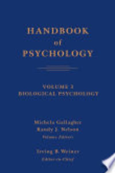 Handbook of Psychology, Biological Psychology by Michela Gallagher — book cover