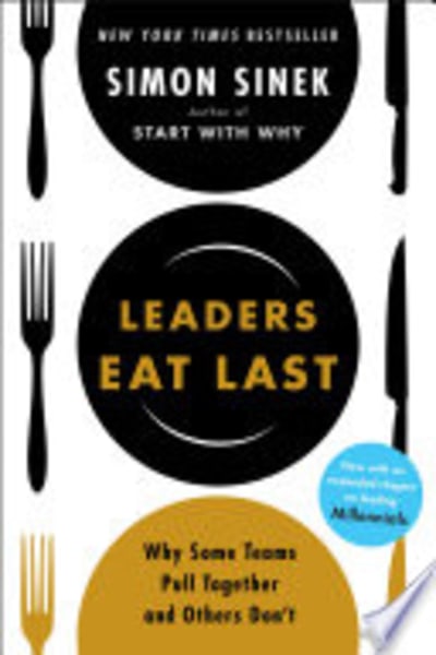 Leaders Eat Last by Simon Sinek — book cover