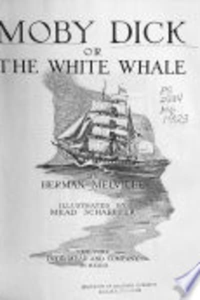 Moby-Dick by Herman Melville — book cover