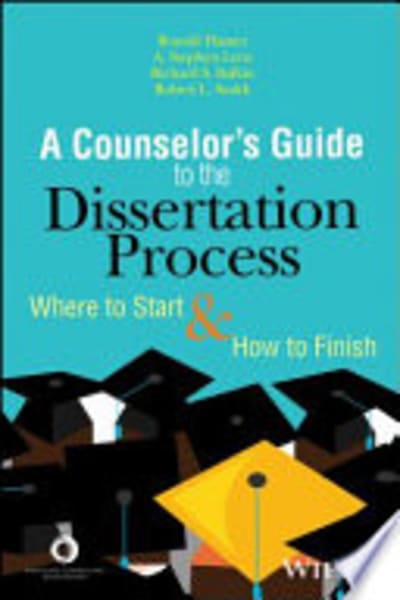 A Counselor's Guide to the Dissertation Process by Brandé Flamez — book cover