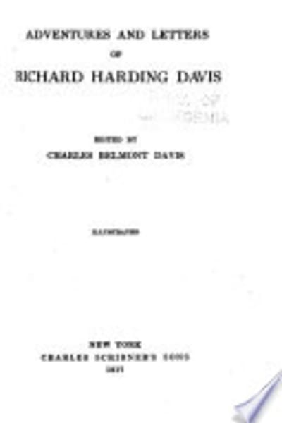 Adventures and Letters of Richard Harding Davis by Richard Harding Davis — book cover