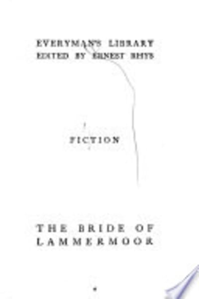 The Bride of Lammermoor by Walter Scott — book cover