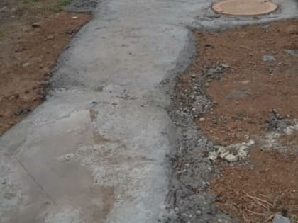 Жители микрорайона Капустино в Сальске интересуются, когда у них завершат благоустройство после строительства канализационного коллектора