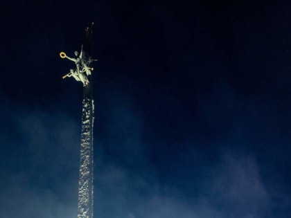 Волонтёр Победы из Волгодонска Семён Петров принял участие в сопровождении парада Победы на Красной площади 9 мая