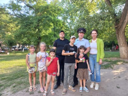 Полицейские Таганрога провели для ребят «Веселые старты»