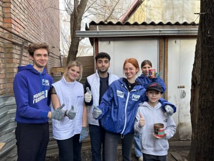 Молодогвардейцы Ростовской области оказали помощь приюту для животных