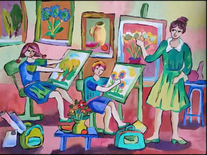 Конкурс в ДХШ Волгодонска- «Галерея юного художника-2023» успешно завершён