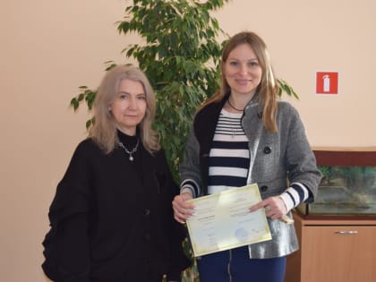 НШФ ЮФУ провел вручение удостоверений по программе повышения квалификации «Оказание первой помощи в образовательной организации» педагогам г.Гуково и г.Красный Сулин