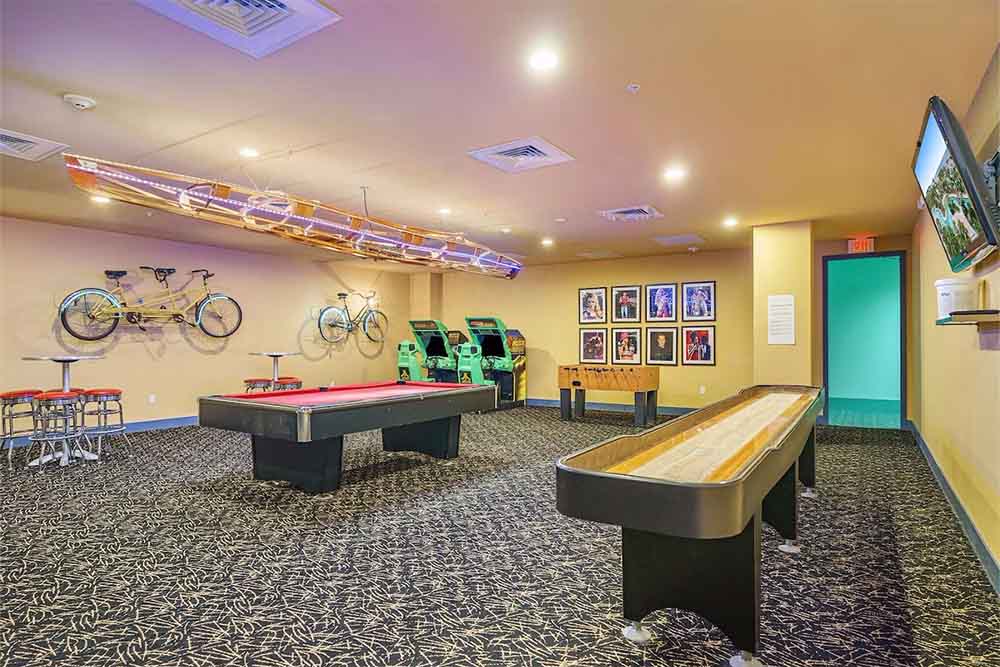 Game Room at Diamond Beach Condominiums