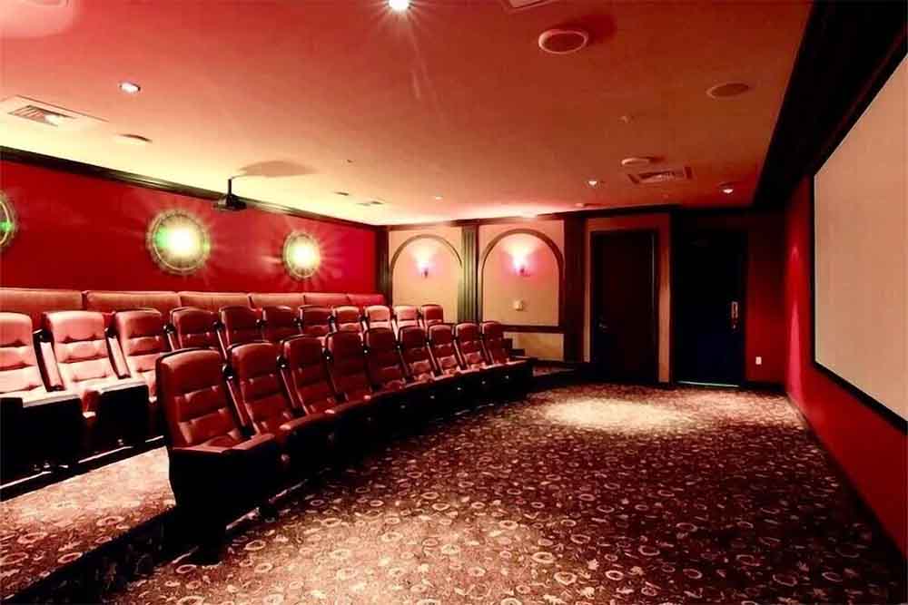 Movie Room at Diamond Beach Condominiums