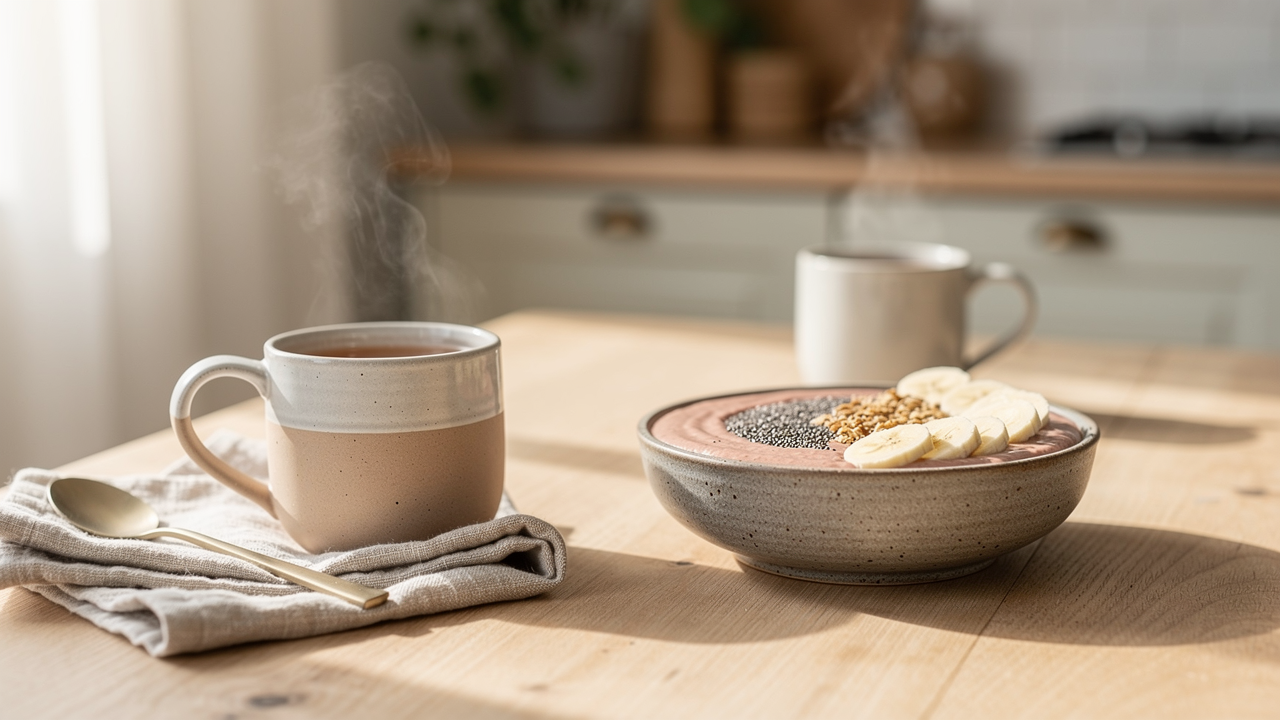 Naturliga livsmedel rika på zink, omega-3 och vitaminer upplagda på linnebakgrund