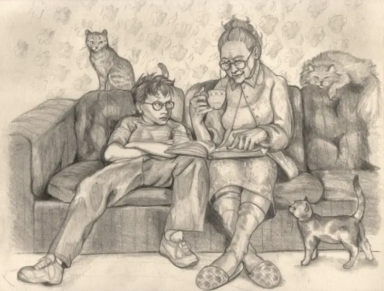 Personaje Harry potter: Sr. Paws