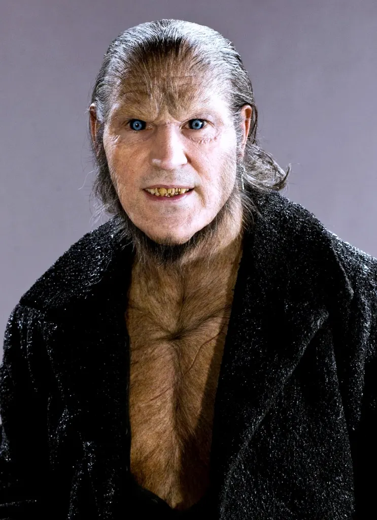 Personaje Harry potter: Fenrir Greyback. Hombre lobo