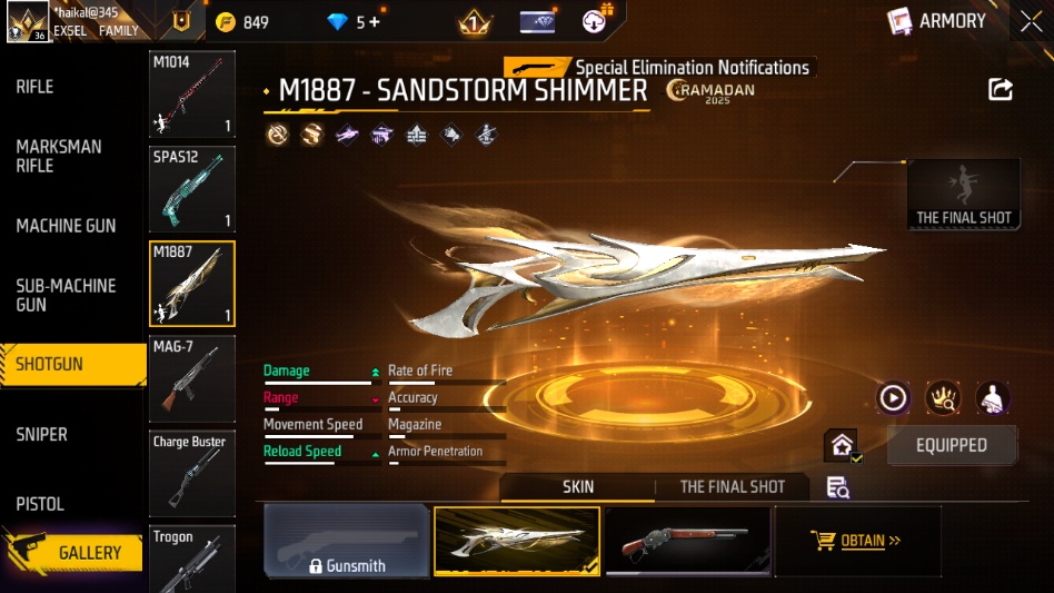 Indonesia|M1887 Desert Storm, etc|26 Vault + 5 Bundle|Log Google|FF1284