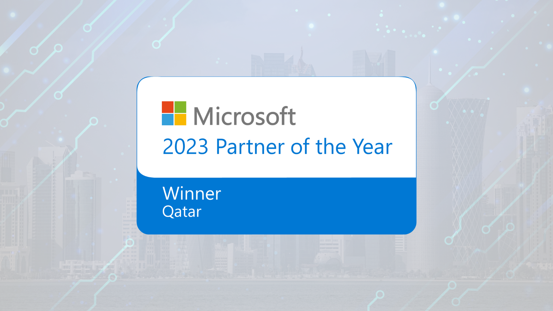 Microsoft Partner of the Year 2023 in Qatar | QDS