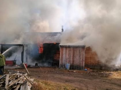 В селе Бурятии произошёл пожар на пилораме