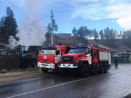 Пожар в п. Зверосовхоз