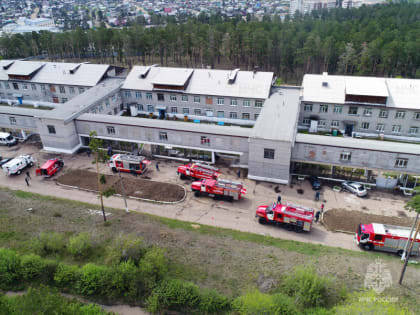 В Улан-Удэ пожарные «спасли пострадавших» пациентов психоневрологического диспансера