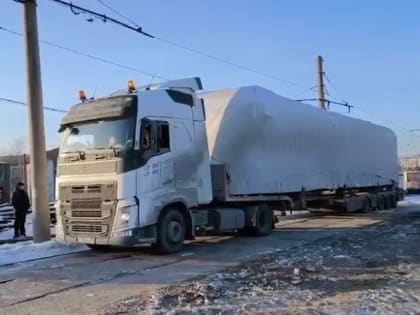 В Улан-Удэ приехал первый трамвай «Богатырь»