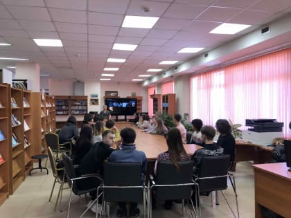 Библиотечные уроки прошли в зале литературы по культуре и искусству Национальной библиотеки