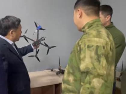 В Туве начали собирать дроны