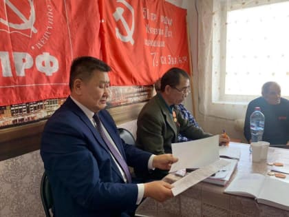 Состоялась рабочая поездка Вячеслава Михайловича Мархаева в Хоринский район