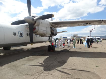 В воздушном пункте пропуска «Аэропорт-Улан-Удэ (Мухино)» прошли межведомственные тренировочные учения по локализации и ликвидации очага особо опасной инфекции