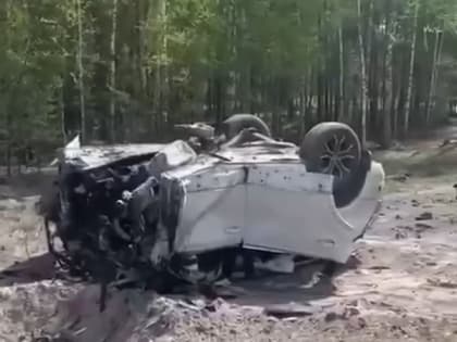 СКР опубликовал фото с места взрыва машины Прилепина, в результате которого погиб охранник