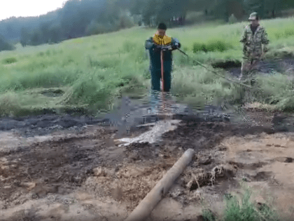 В северном районе Бурятии горит торфяник