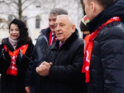 Начался визит кандидата в Президенты России от КПРФ Николая Харитонова в Калугу