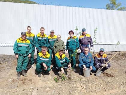 В Бурятии Байкальский поисково-спасательный отряд МЧС принял участие в акции «Сад памяти»