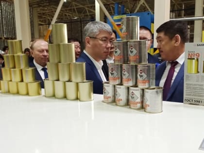 В Бурятии открыли завод по производству жестяных консервных банок (ФОТОРЕПОРТАЖ)