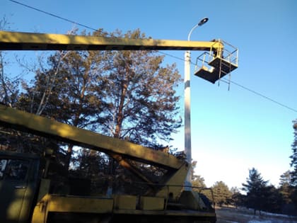 В военных городках Бурятии установили более 400 светодиодных светильников