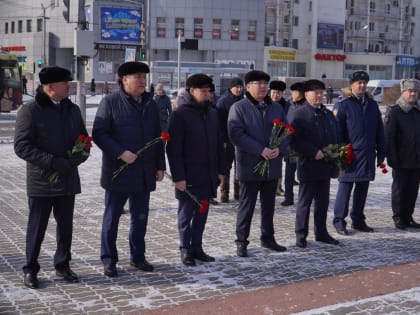 В столице Бурятии прошел митинг в преддверии Дня защитника Отечества