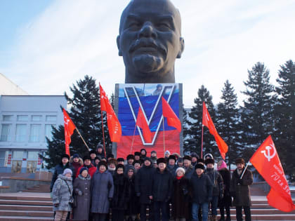 21 января — день памяти В.И.Ленина (фоторепортаж)