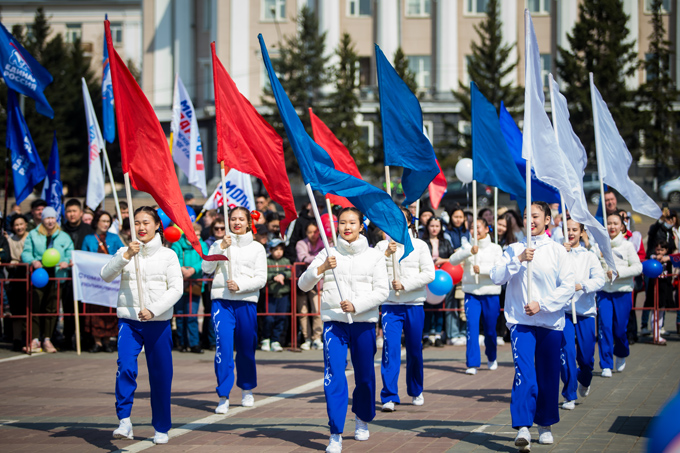 Митинг в Заречном Улан-Удэ 2024 7 мая.