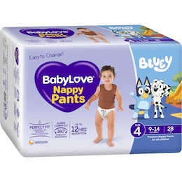 Babylove Nappy Pants 28 Pack (Size 4) Background Image
