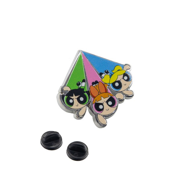 Cartoon Network - Powerpuff Girls - Bubbles, Blossom & Buttercup Pin Background Image