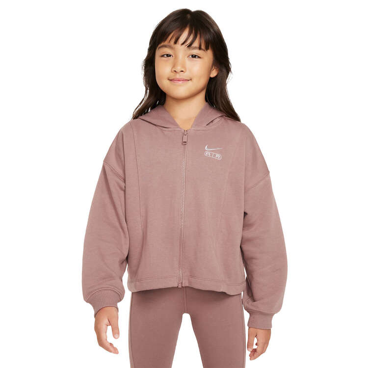 Nike Air Junior Sportswear French Terry Full Zip Hoodie Background Image