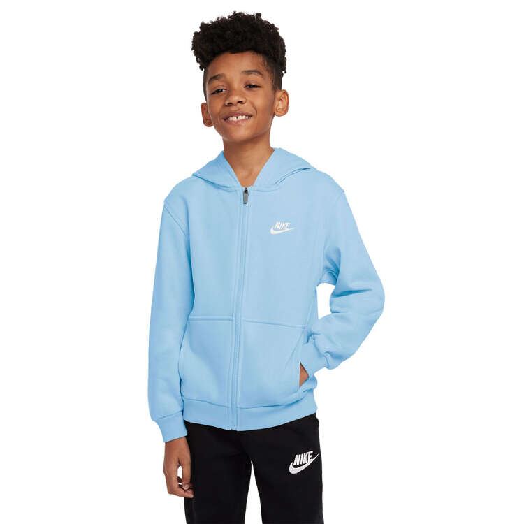 Nike Junior Sportswear Club French Terry Full Zip Hoodie Background Image
