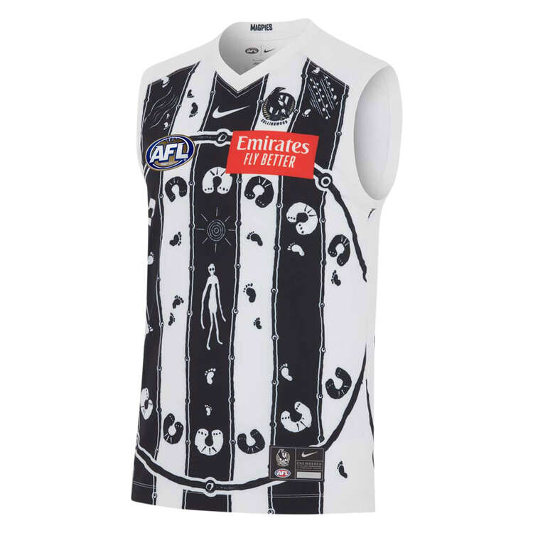 Collingwood Magpies Mens 2024 Indigenous Guernsey Background Image