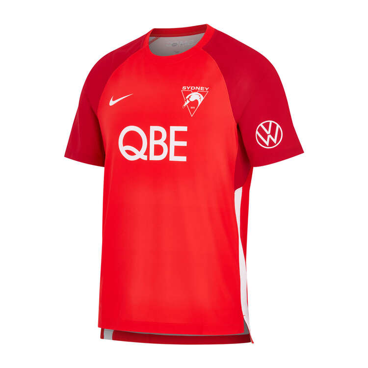 Sydney Swans 2024 Mens Training Tee Background Image